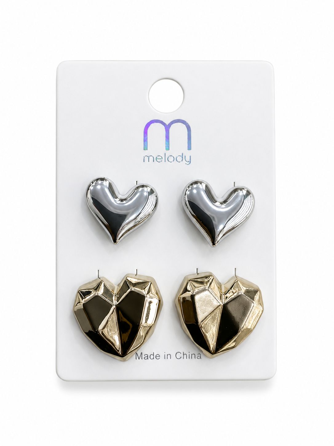 Heart earring card