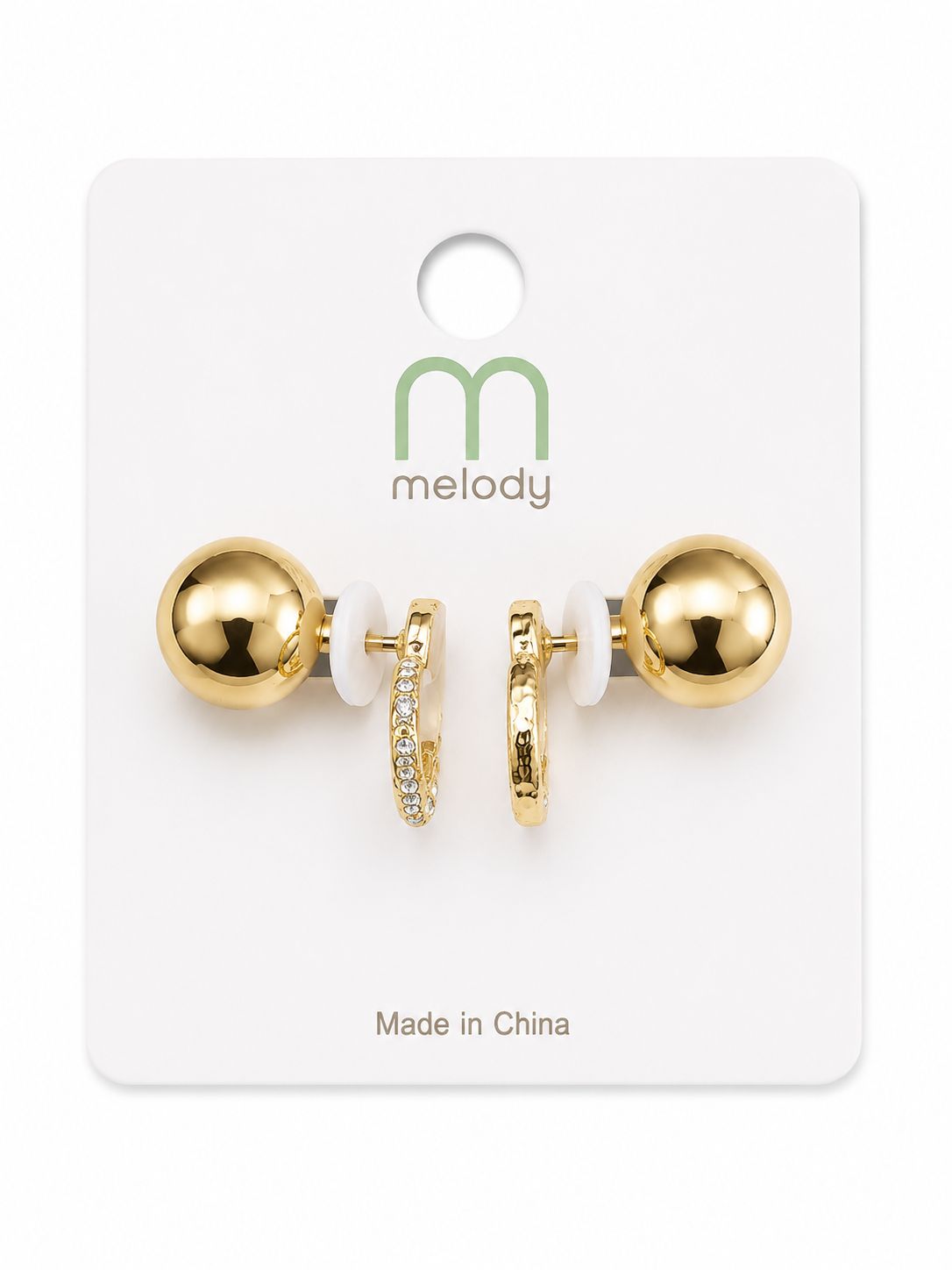 Elevated Basic stopper earring