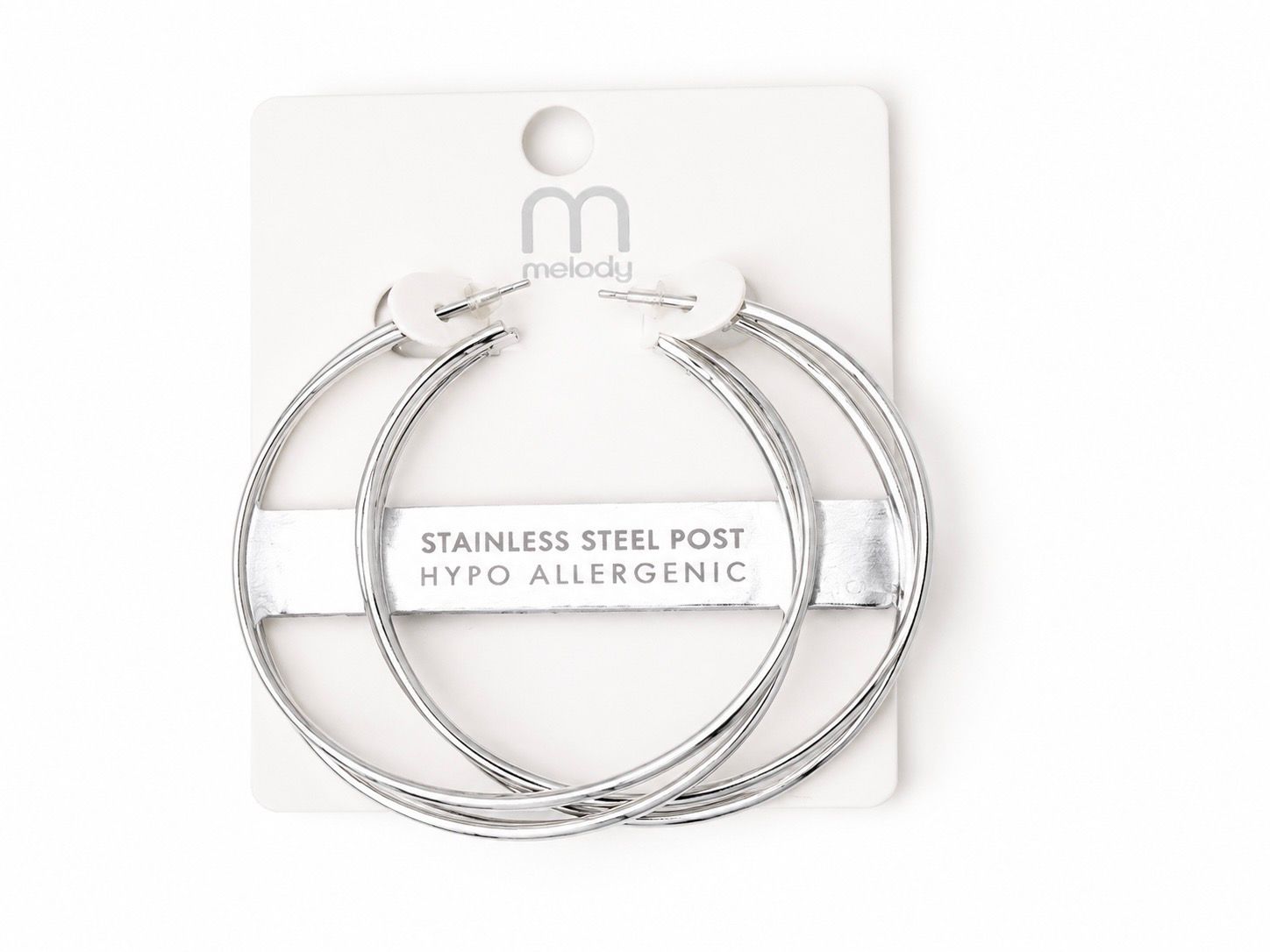 Triple Shine Hoop, Code: Silver