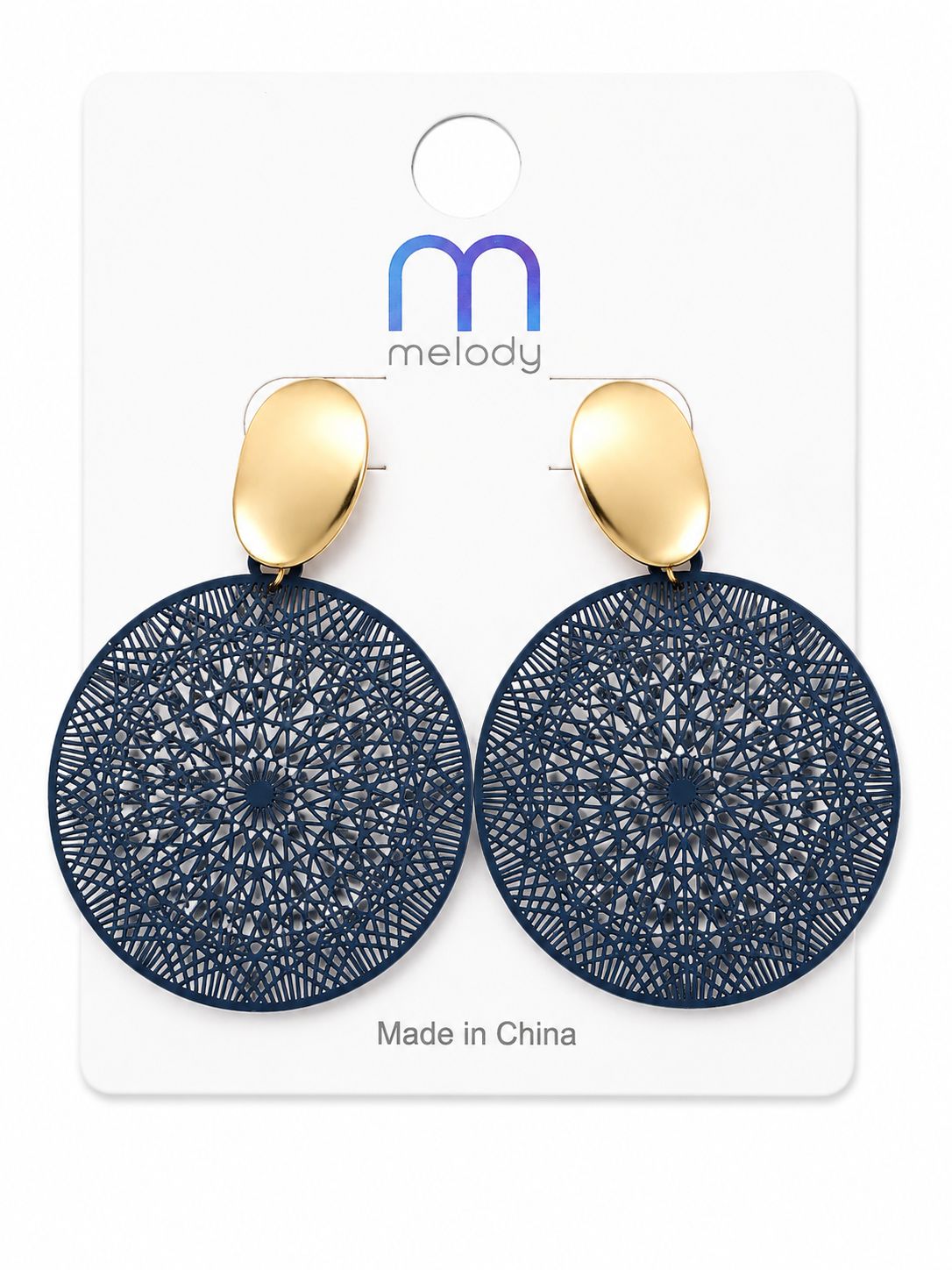 Radiance Disc Earrings, Code: Black