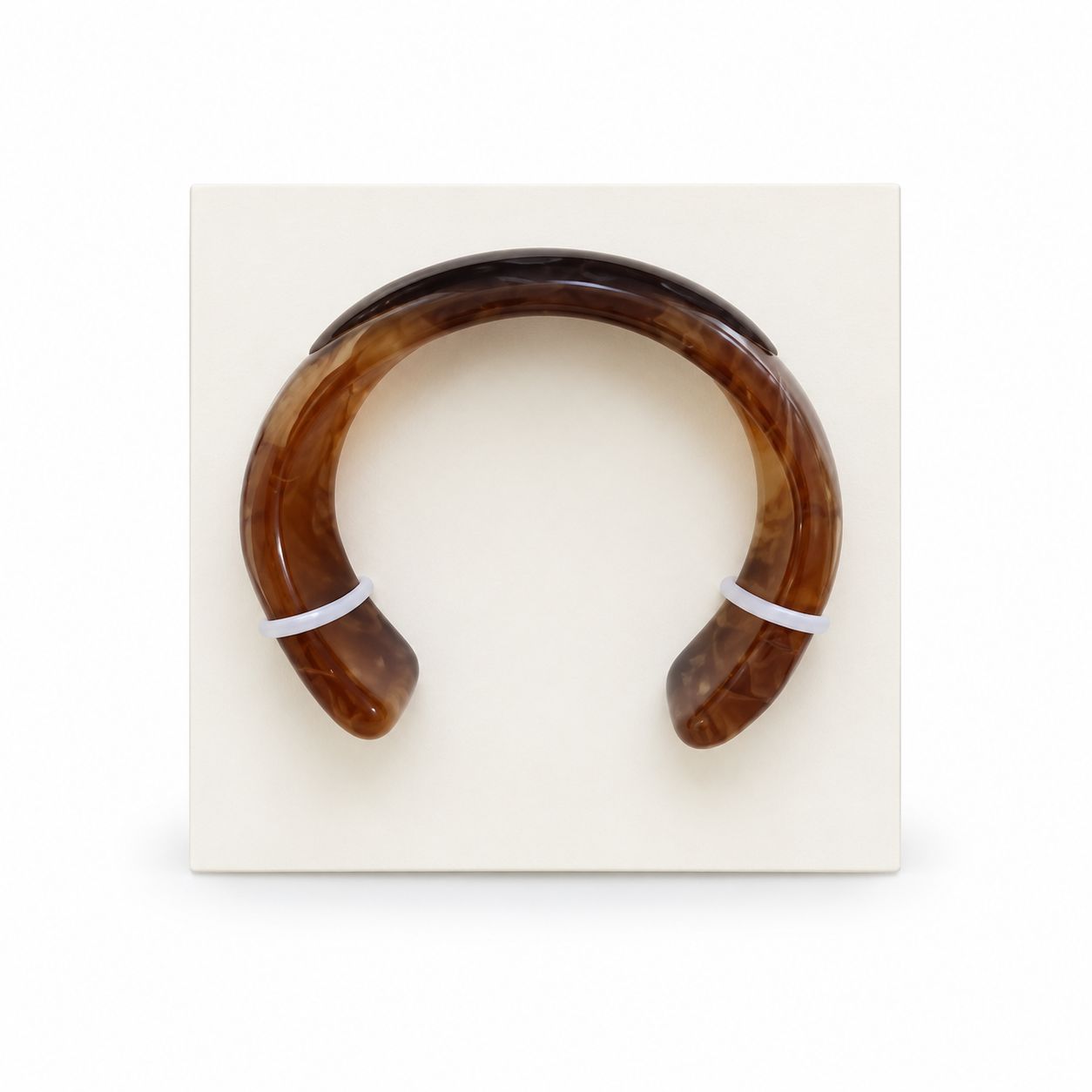 Brown Marble Cuff