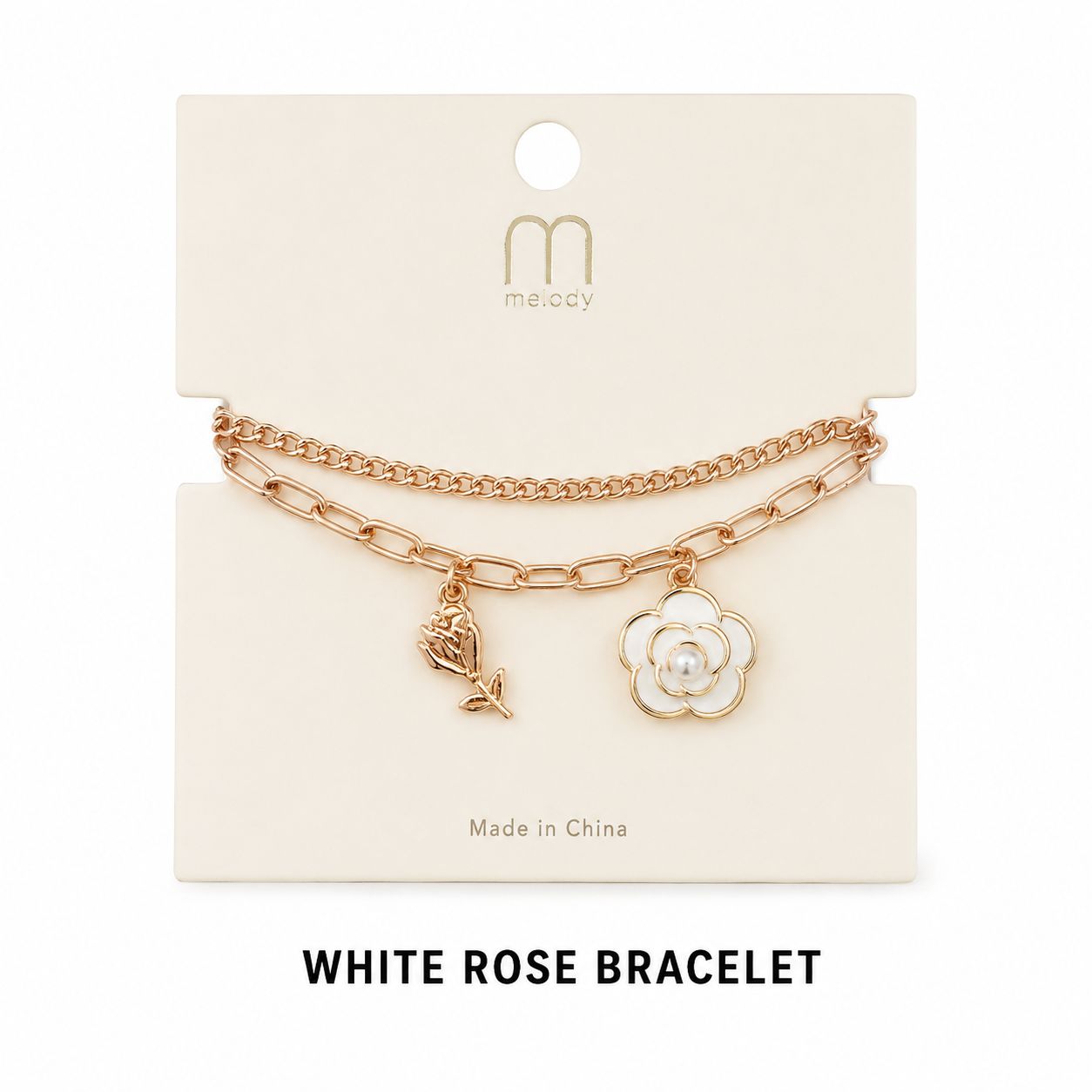 White Rose Bracelet