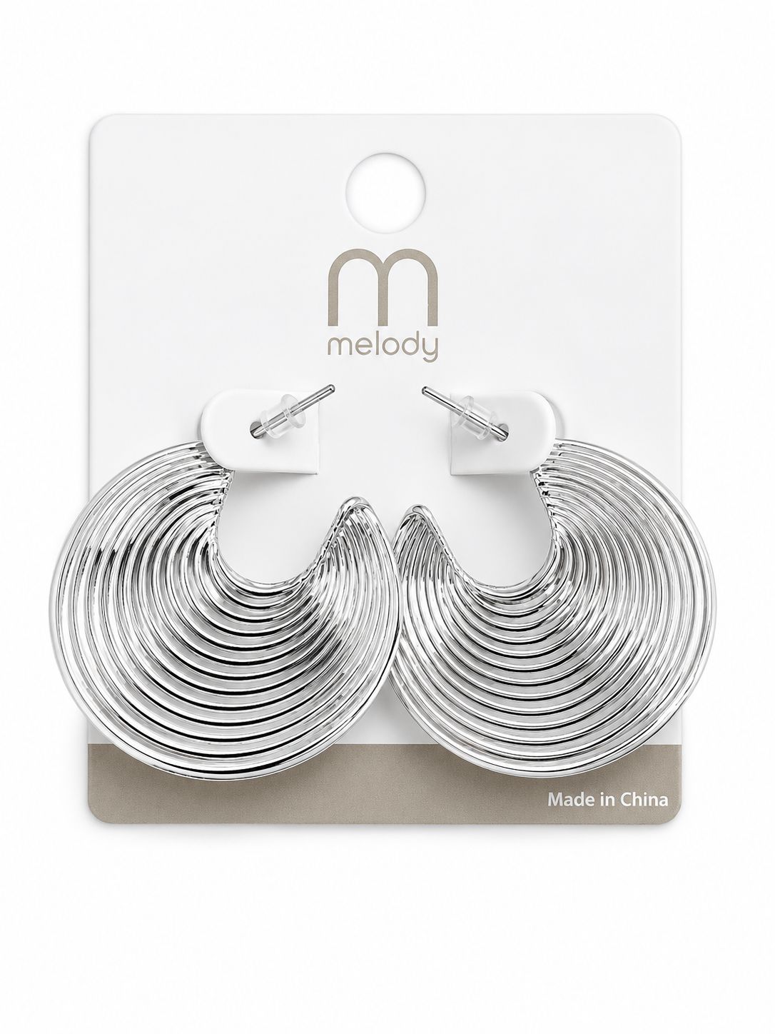 Stella hoop earring, Code: Silver