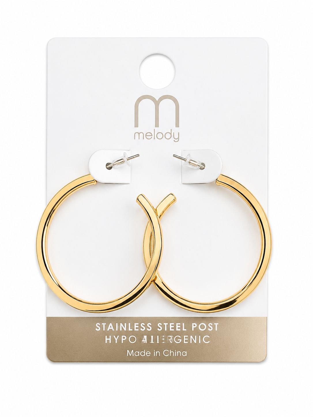3D Hoop Earring