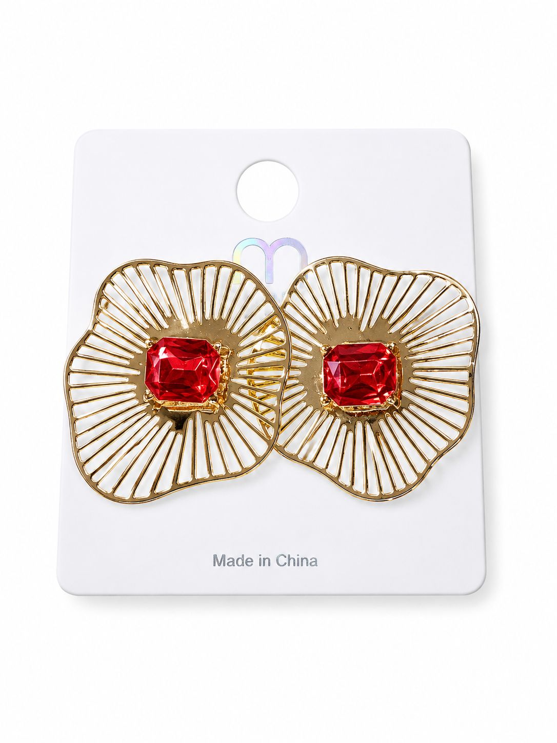 Radiant Gem Earring, Code: Red