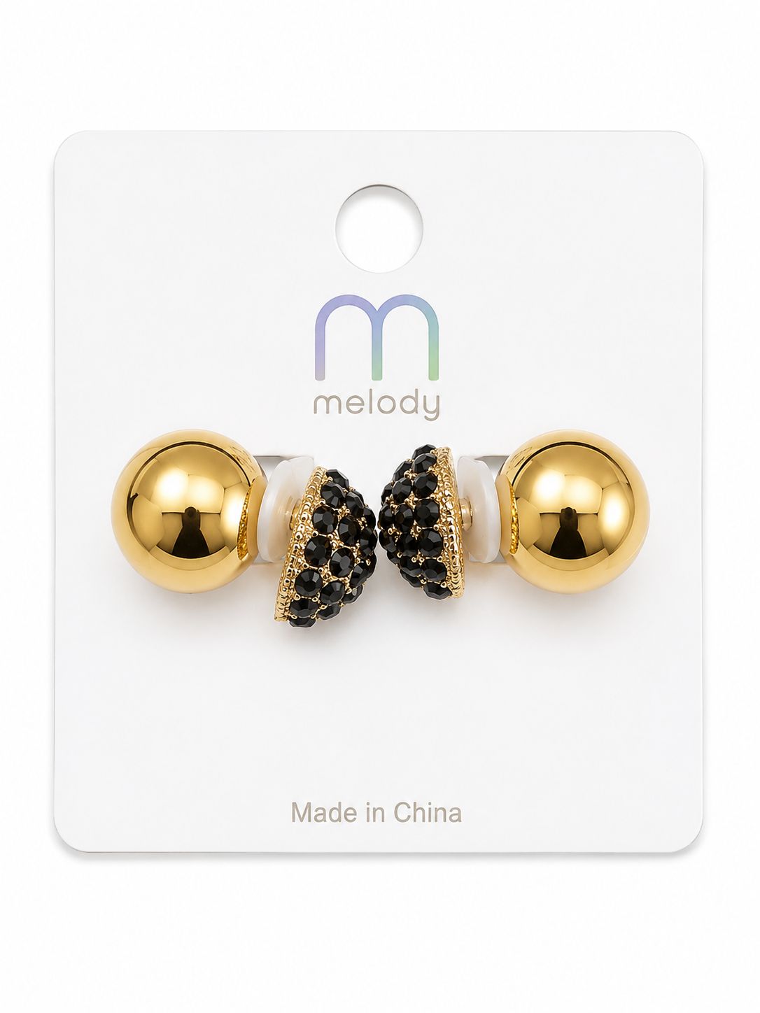 Studded stopper earring