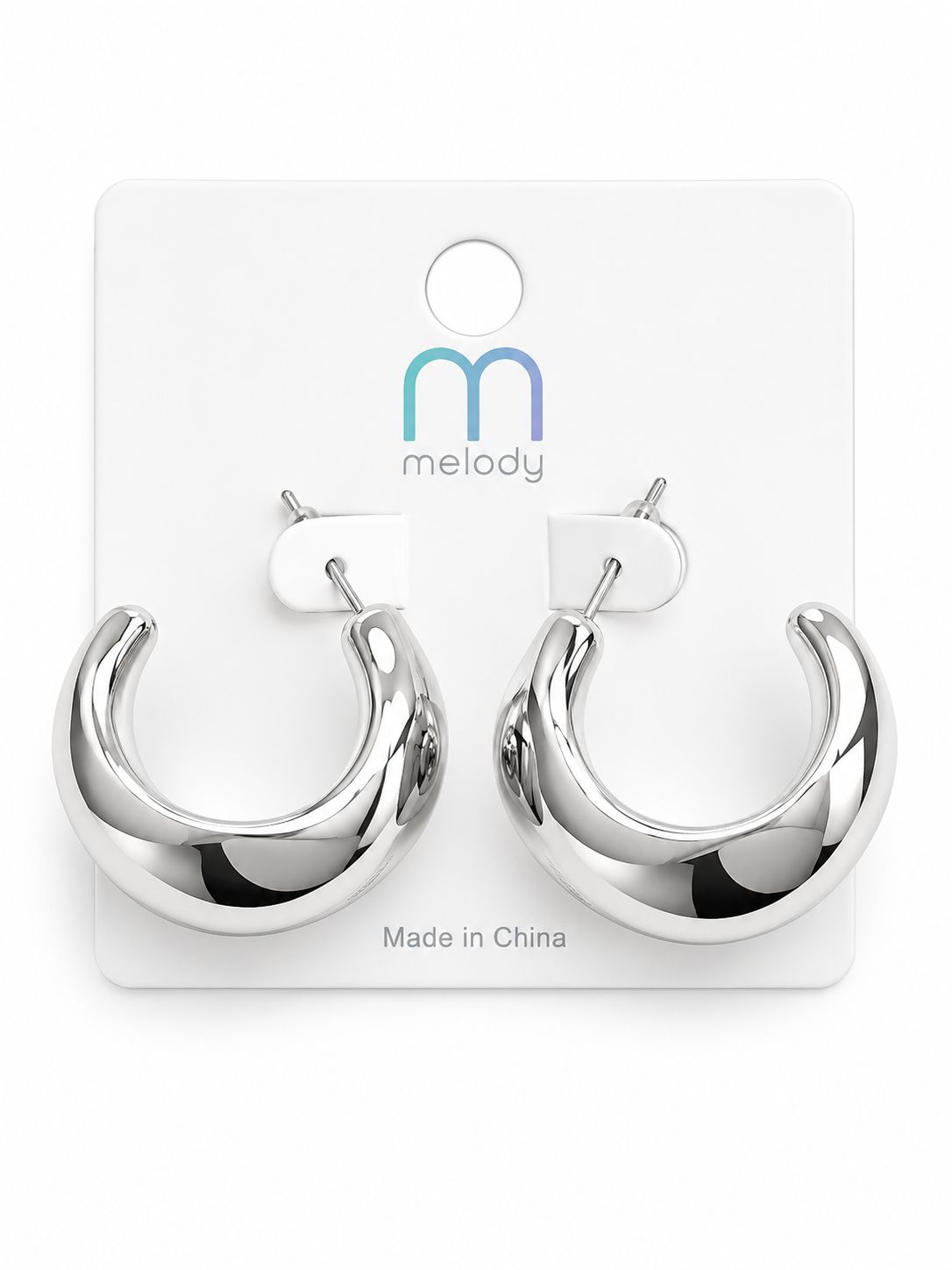 Loose Twisted Hoop Earring