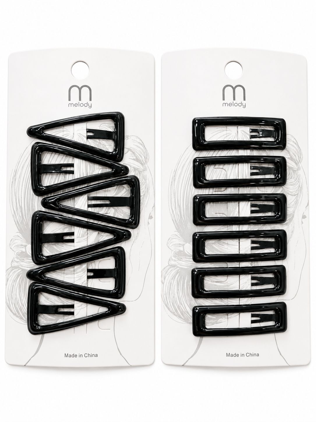 Black Hairclips