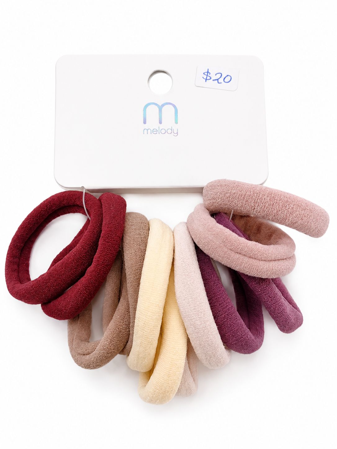 Rose &amp; Pink Hair Ties Set