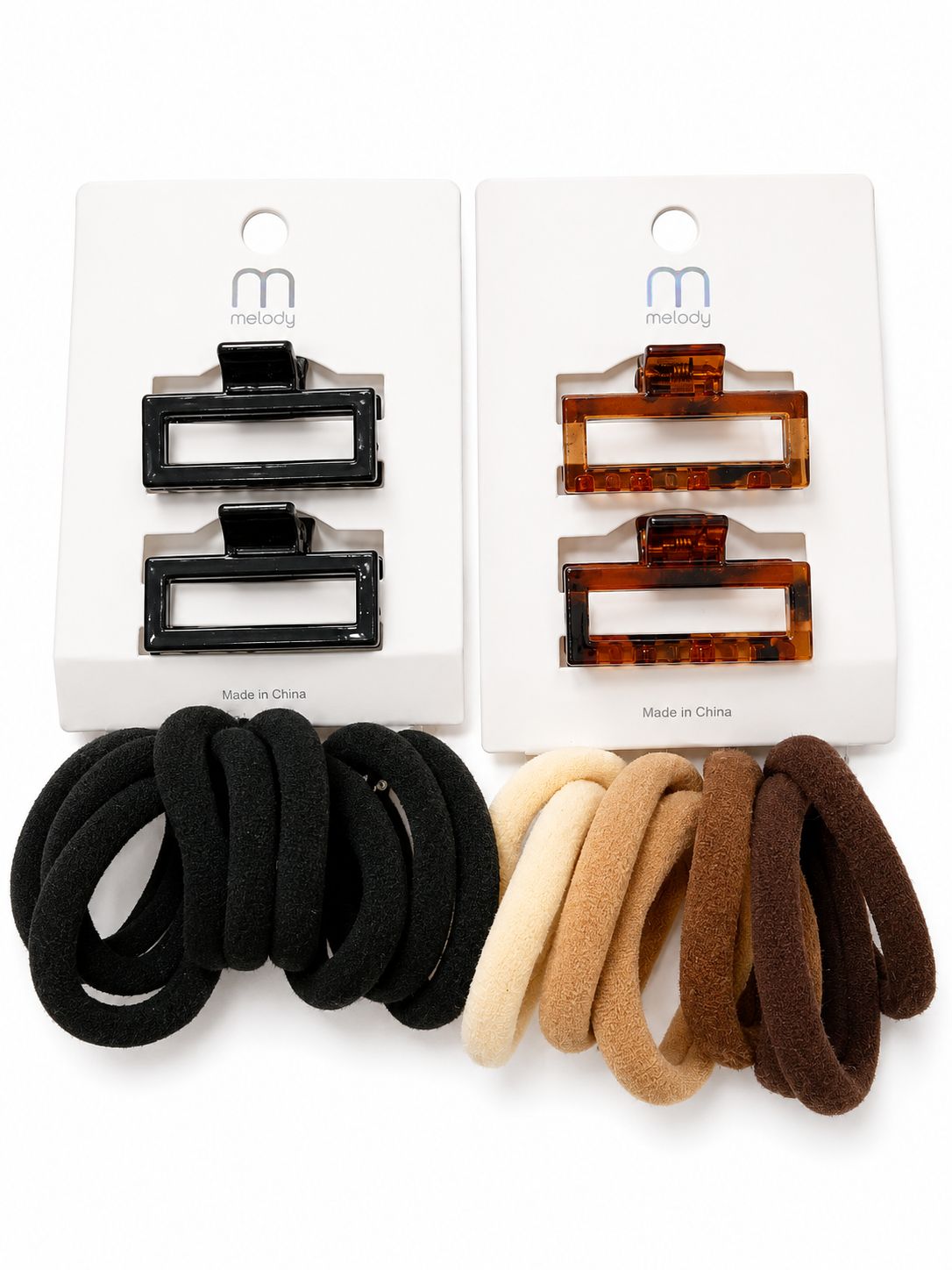 Small Hair Claw &amp; Hair-tie Set