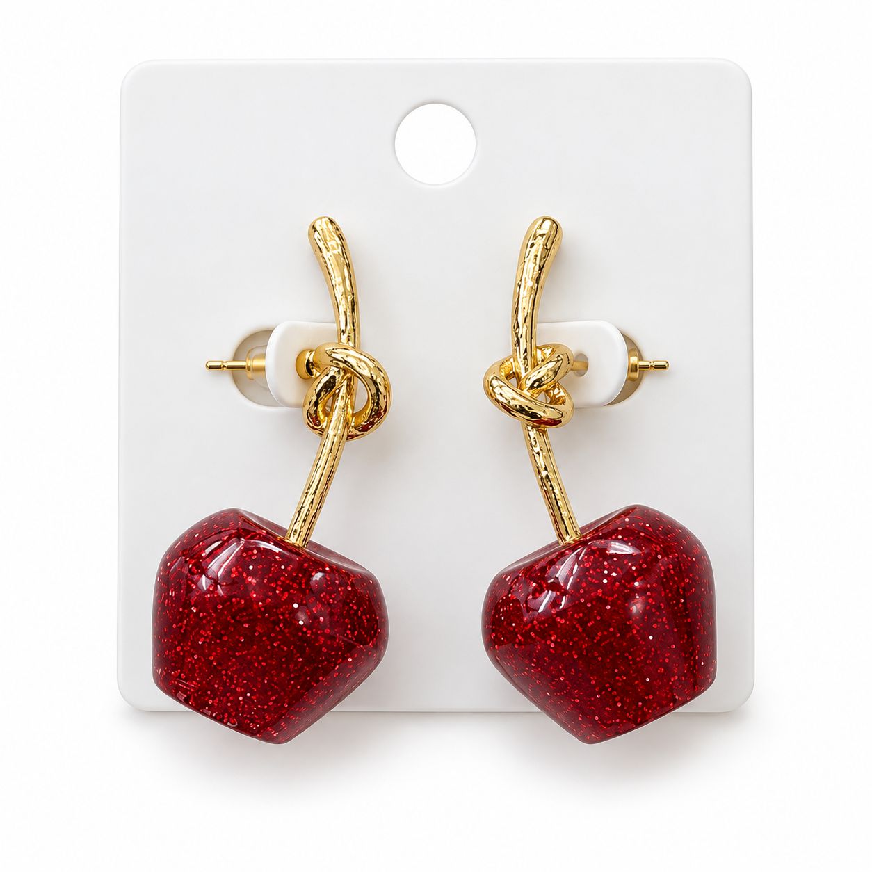 Single Cherry earring
