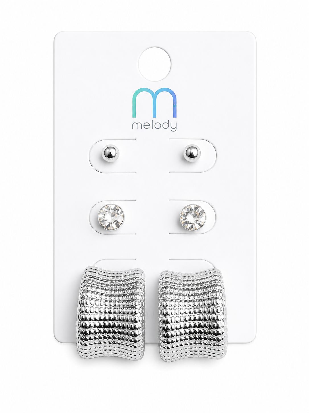 Everyday Luxe Earring set, Code: Silver