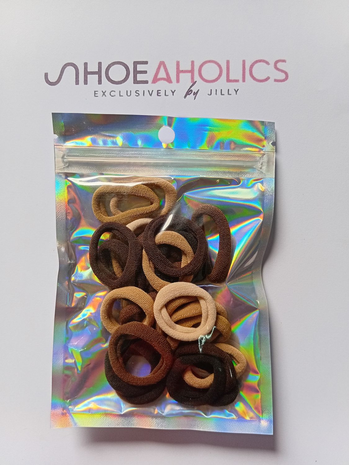 Shades of Brown Hair Ties Mini (12pcs)