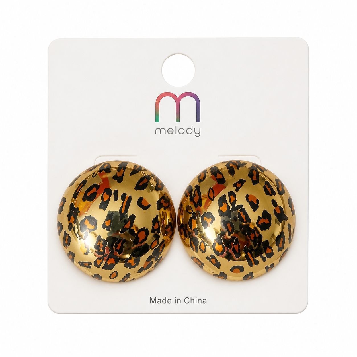 Leopard Print Earrings