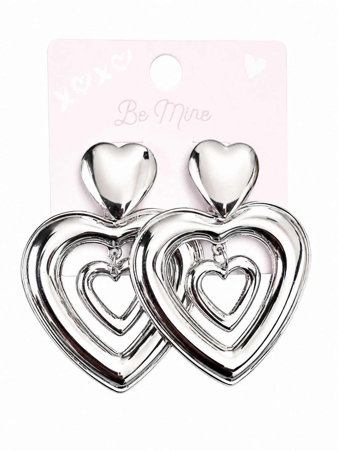 Endless Heart Earring, Code: Silver
