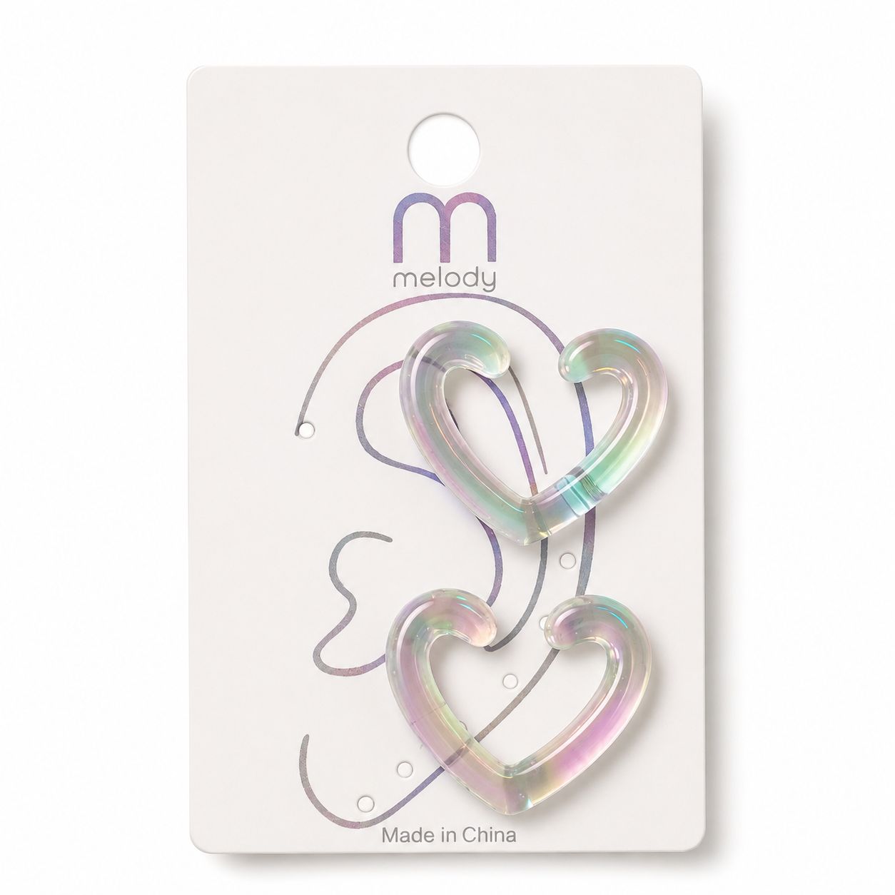 Clear Heart Cuffs