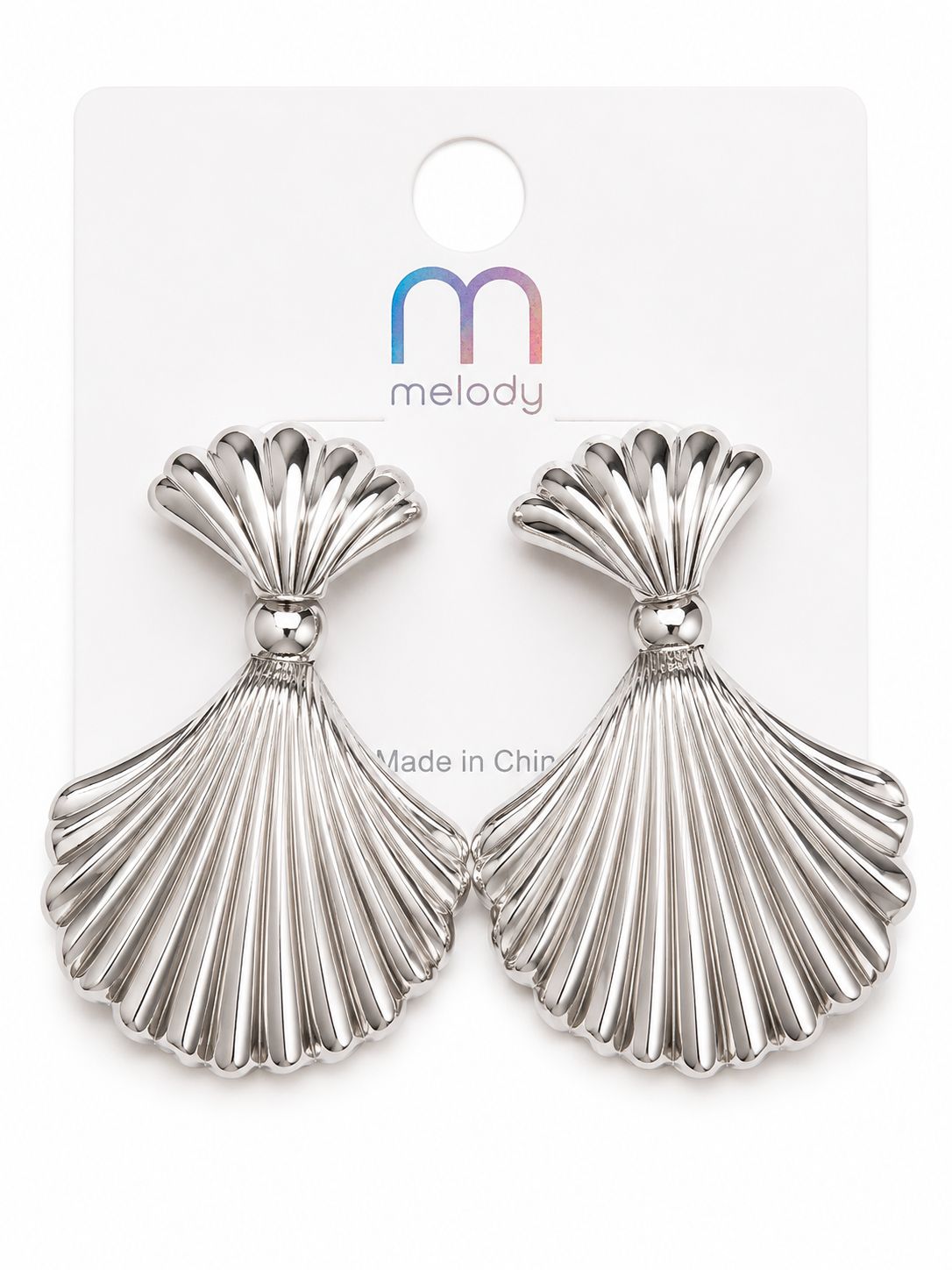 Seashell Elegance Drop Earring