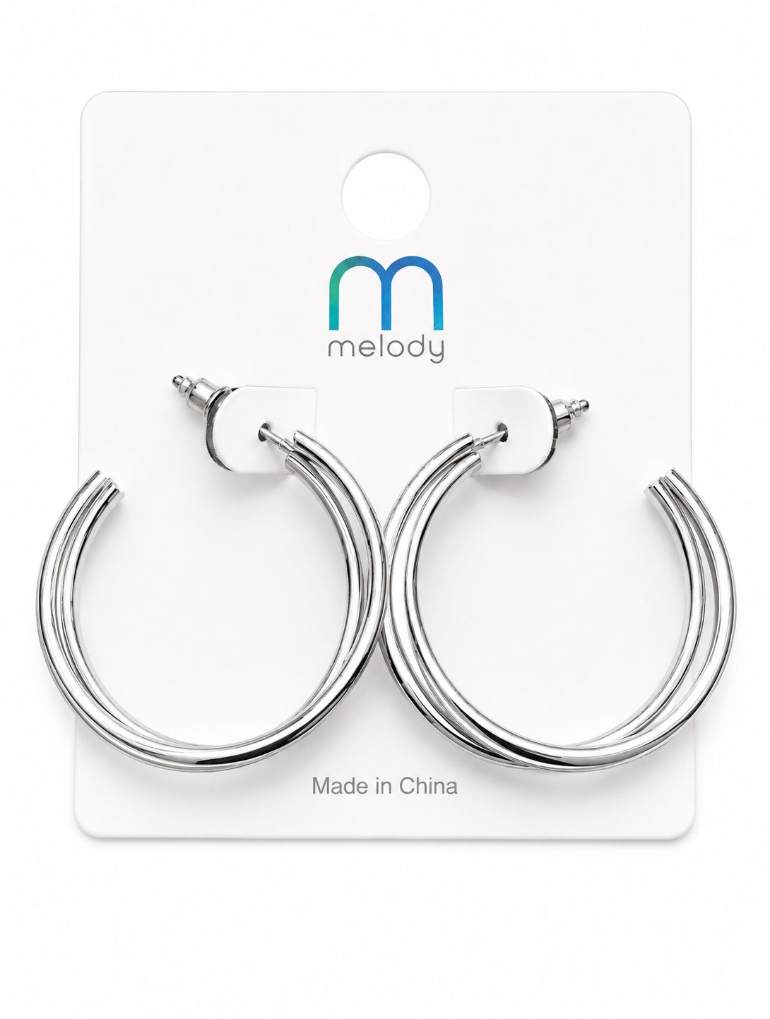 Triple luxe Hoop Earrings