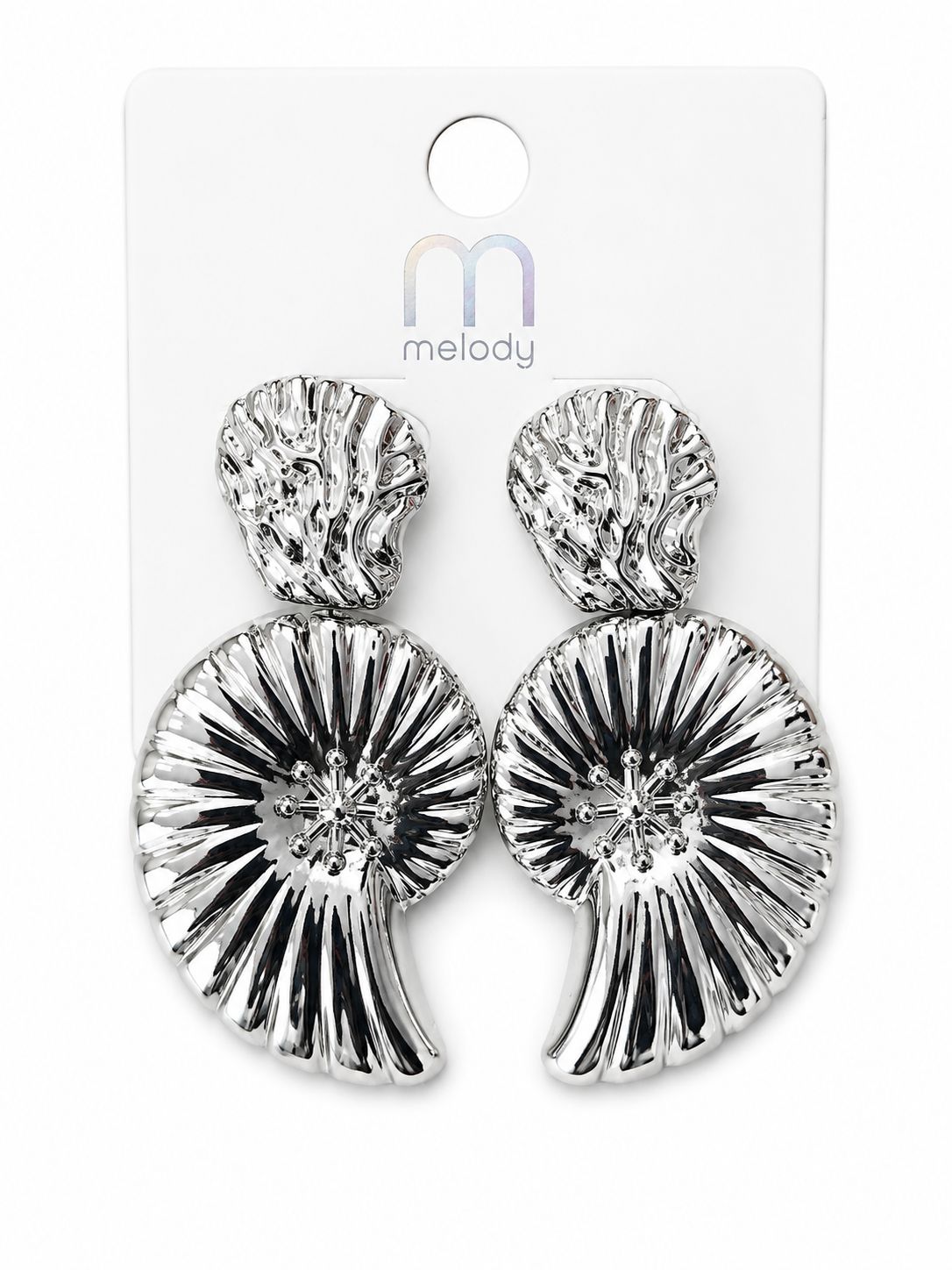 Seashell Spiral Earring, Code: Silver