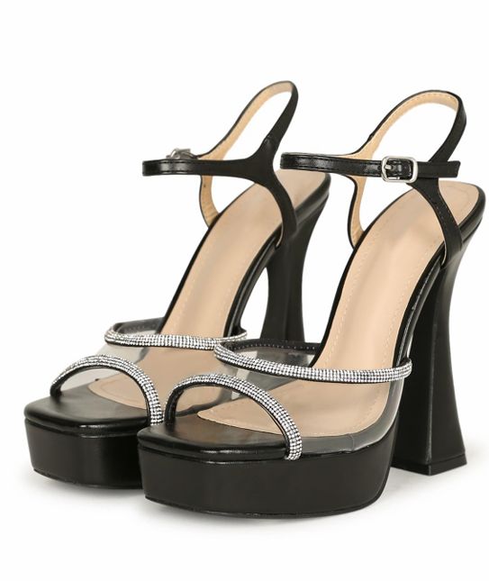 Carinaa -17, Color: Black, Size: US 7.5