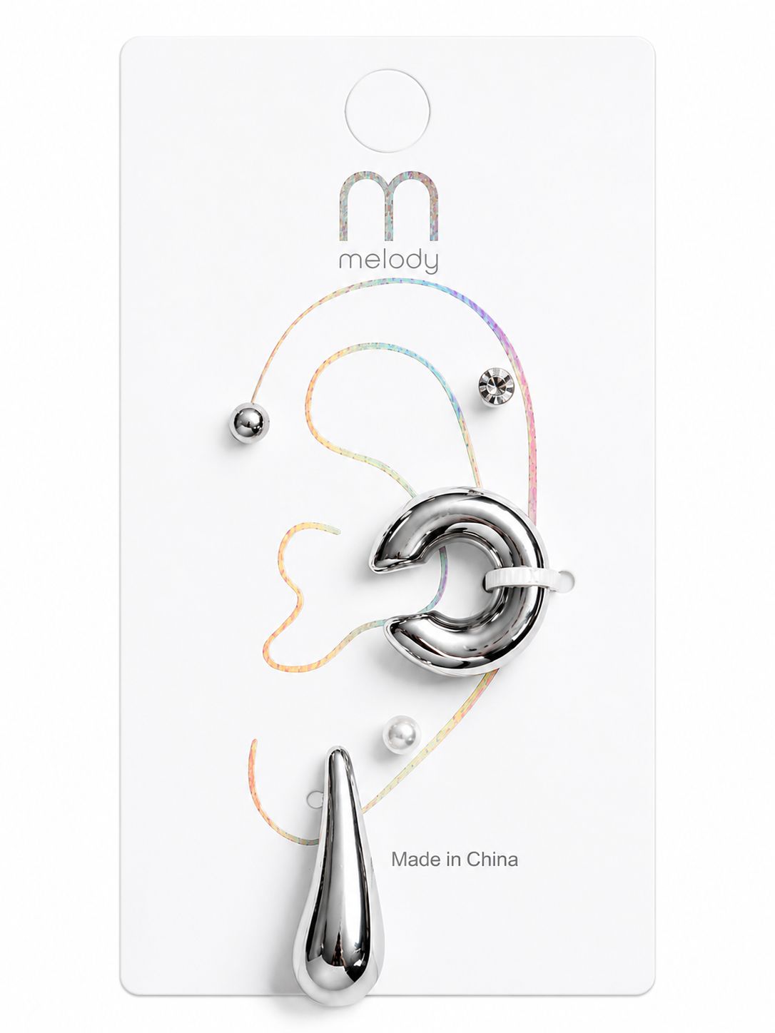 Crescent Ear Cuff Set