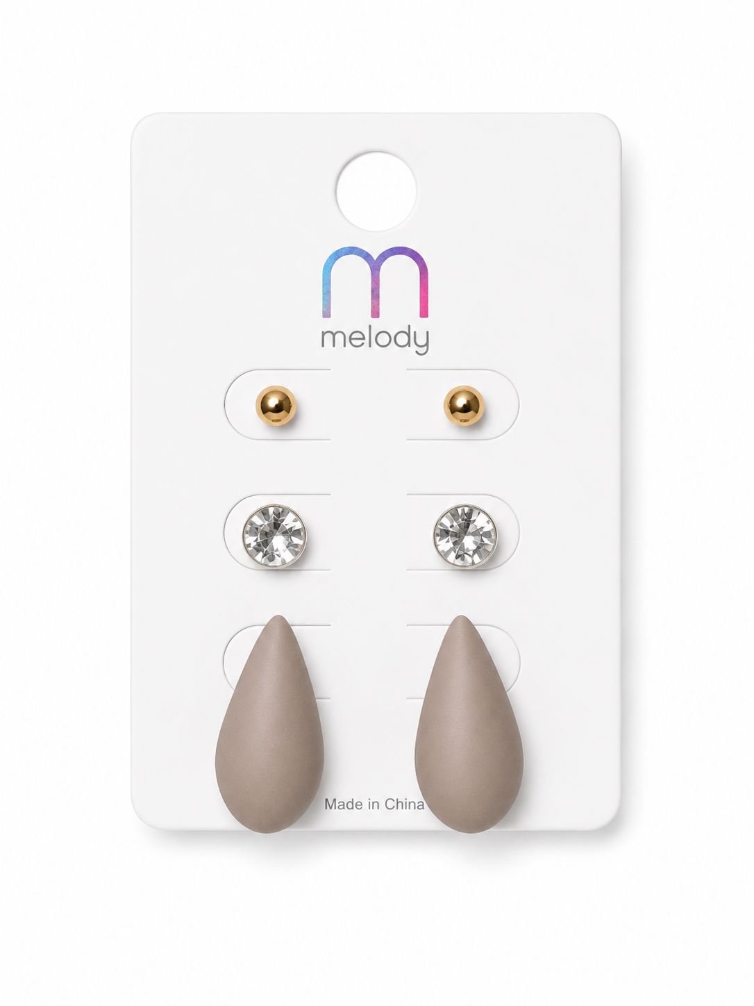 Colored Teardrop Set