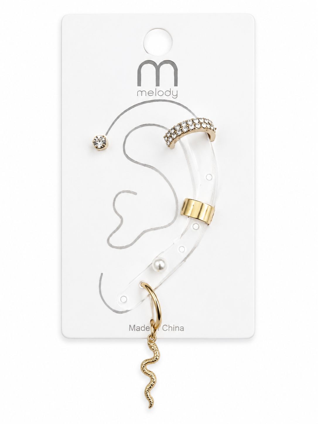 Sculpted Ear Cuff earring set