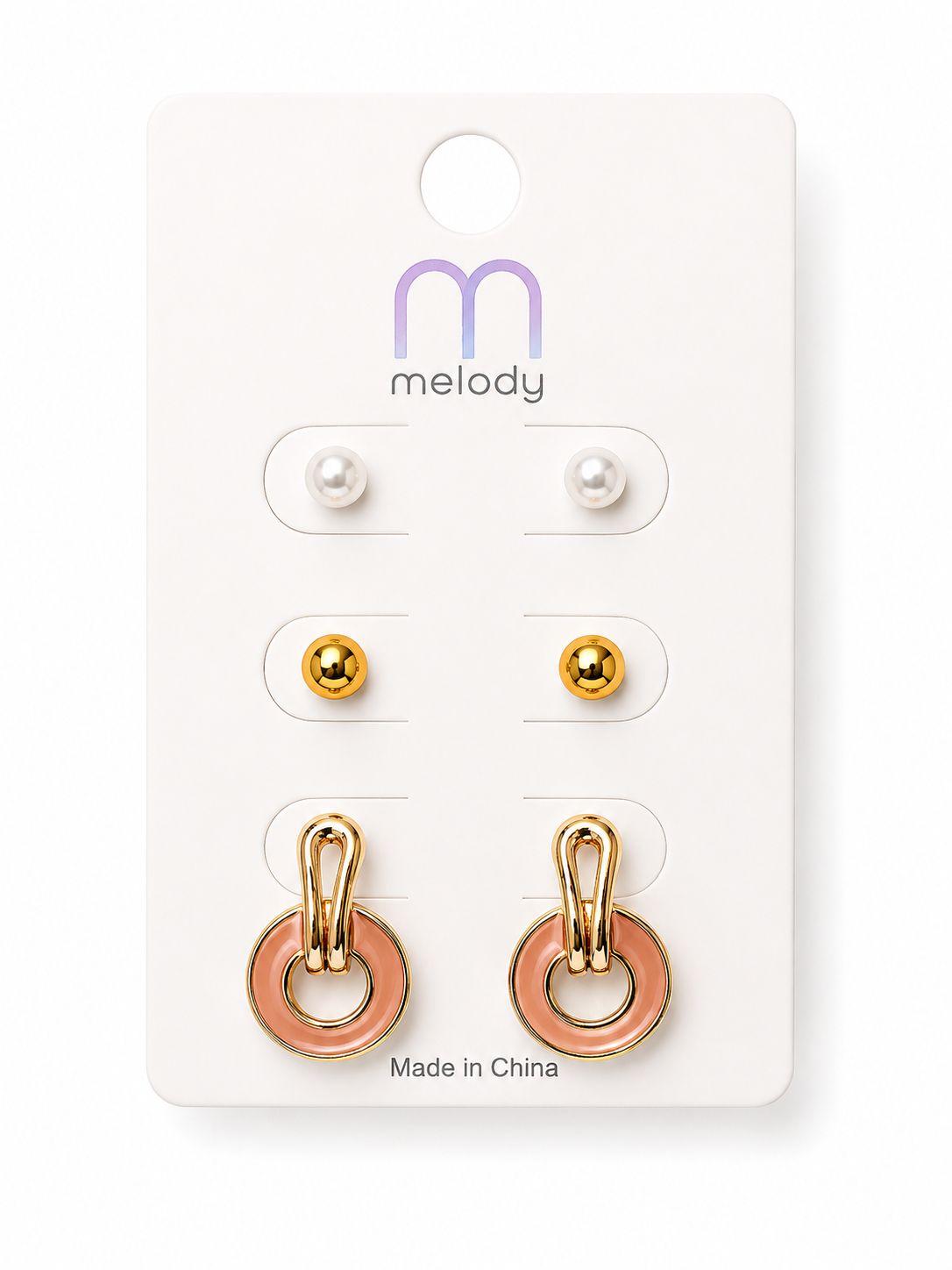 Polished Circle Set, Code: Pink