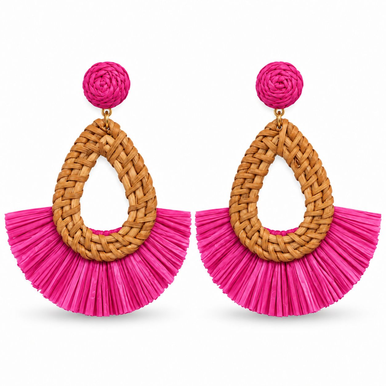 Basket Teardrop, Color: pink