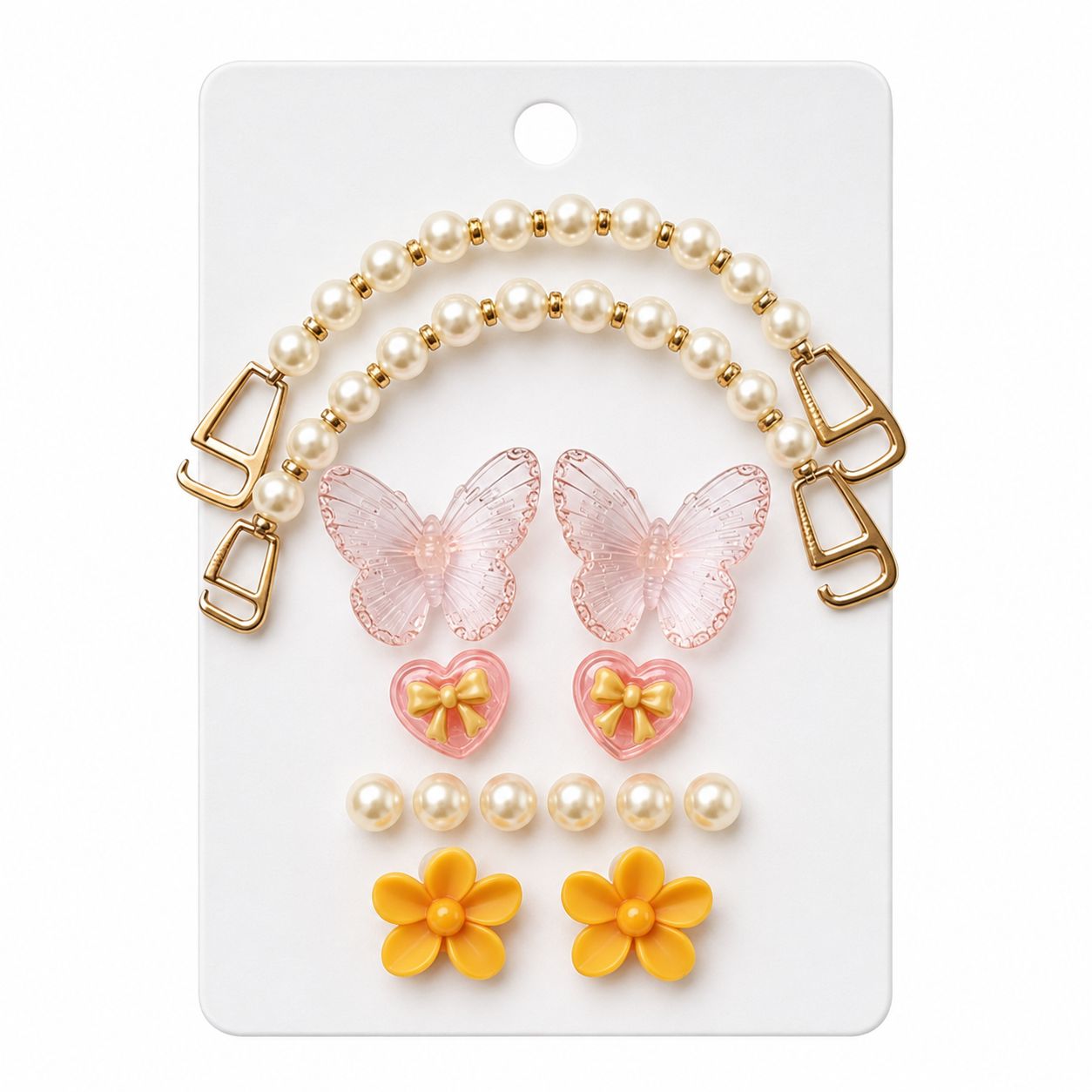 BUTTERFLY PEARL JIBBITZ