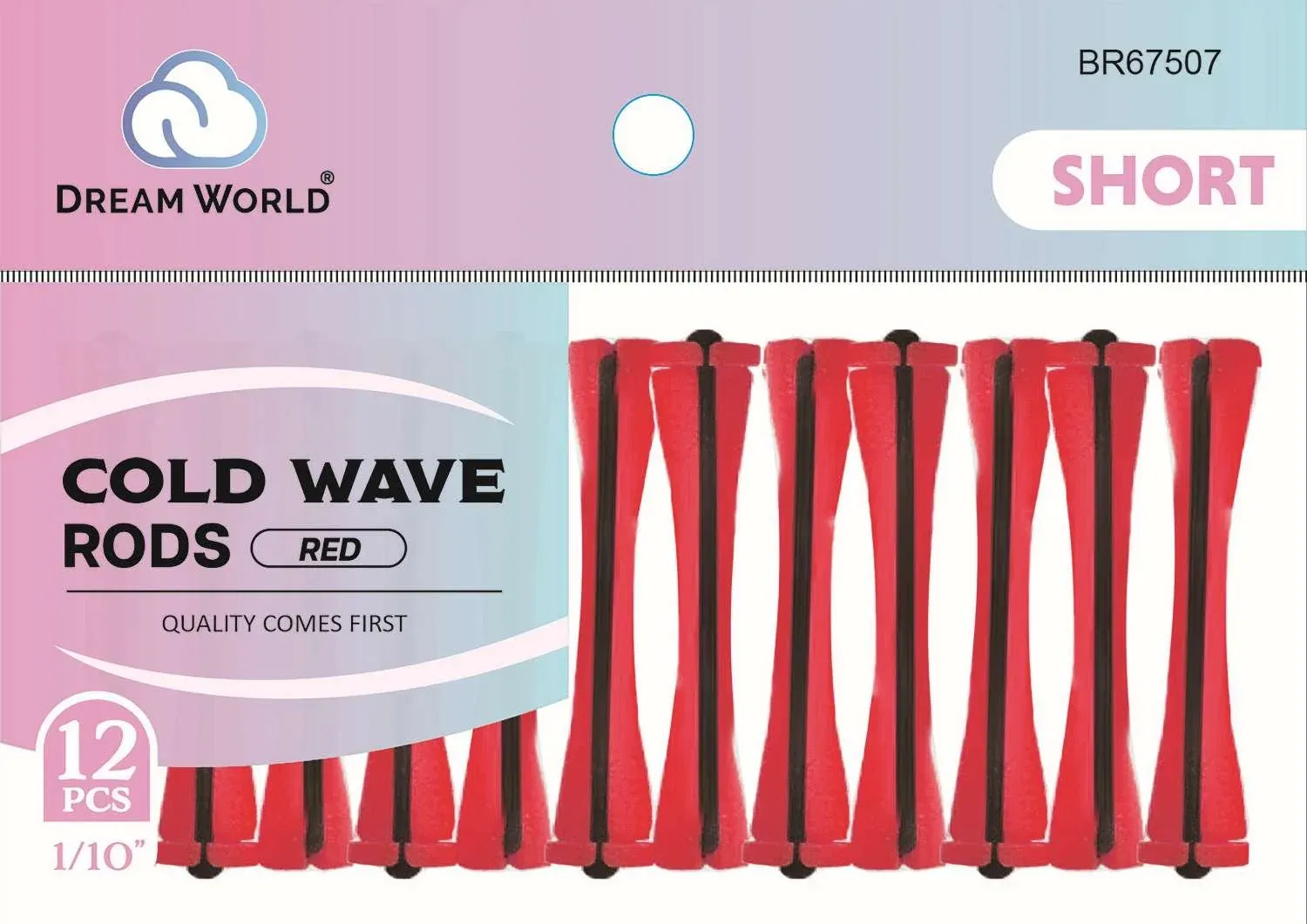 BR67507 DREAM COLD WAVE RODS SHORT 1/10"