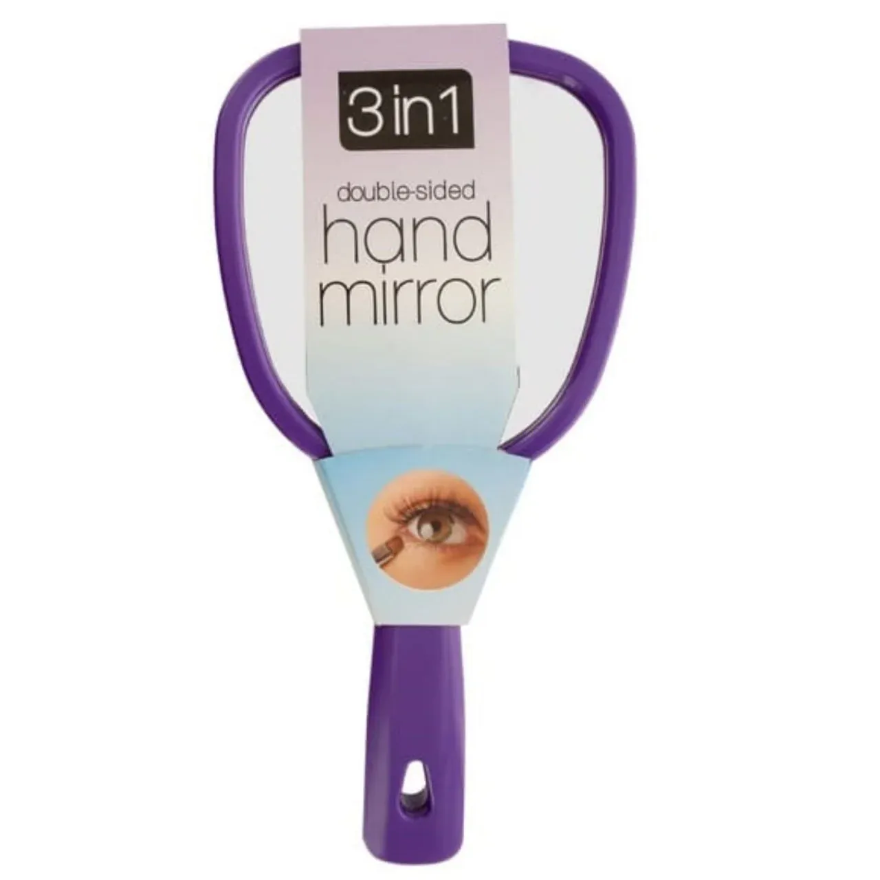 OS590 3IN1 DOUBLE SIDED HAND MIRROR 10.375" X 5.25"