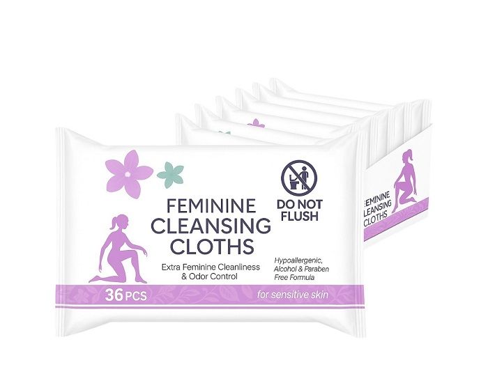 CLARISSE FEMININE CLEANSING WIPES 36'S