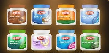 DIQUEZ PETROLEUM JELLY 100G COCOA BUTTER/CITRONELLA CALMING
