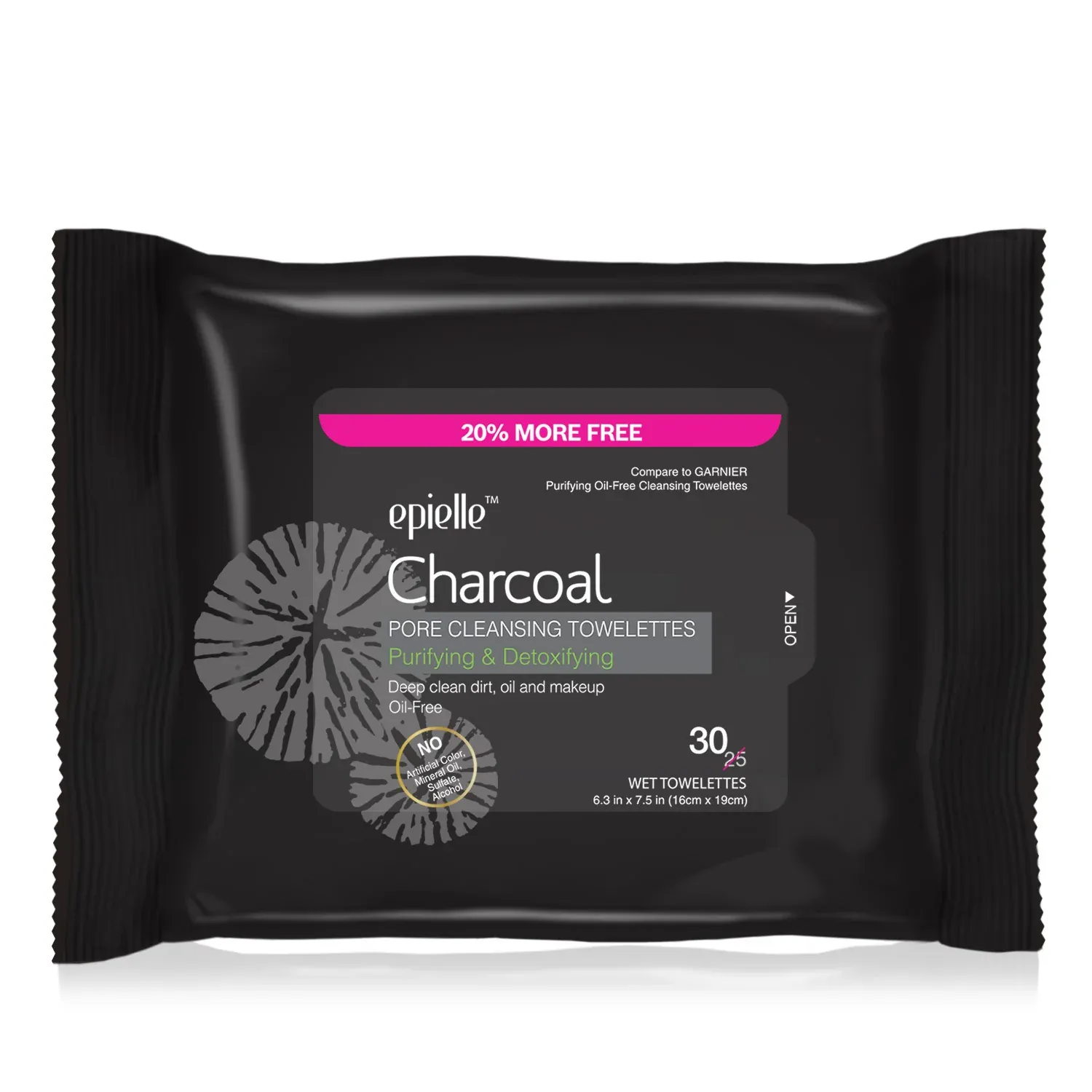 EPIELLE CHARCOAL PORE CLEANSING TOWELETTES