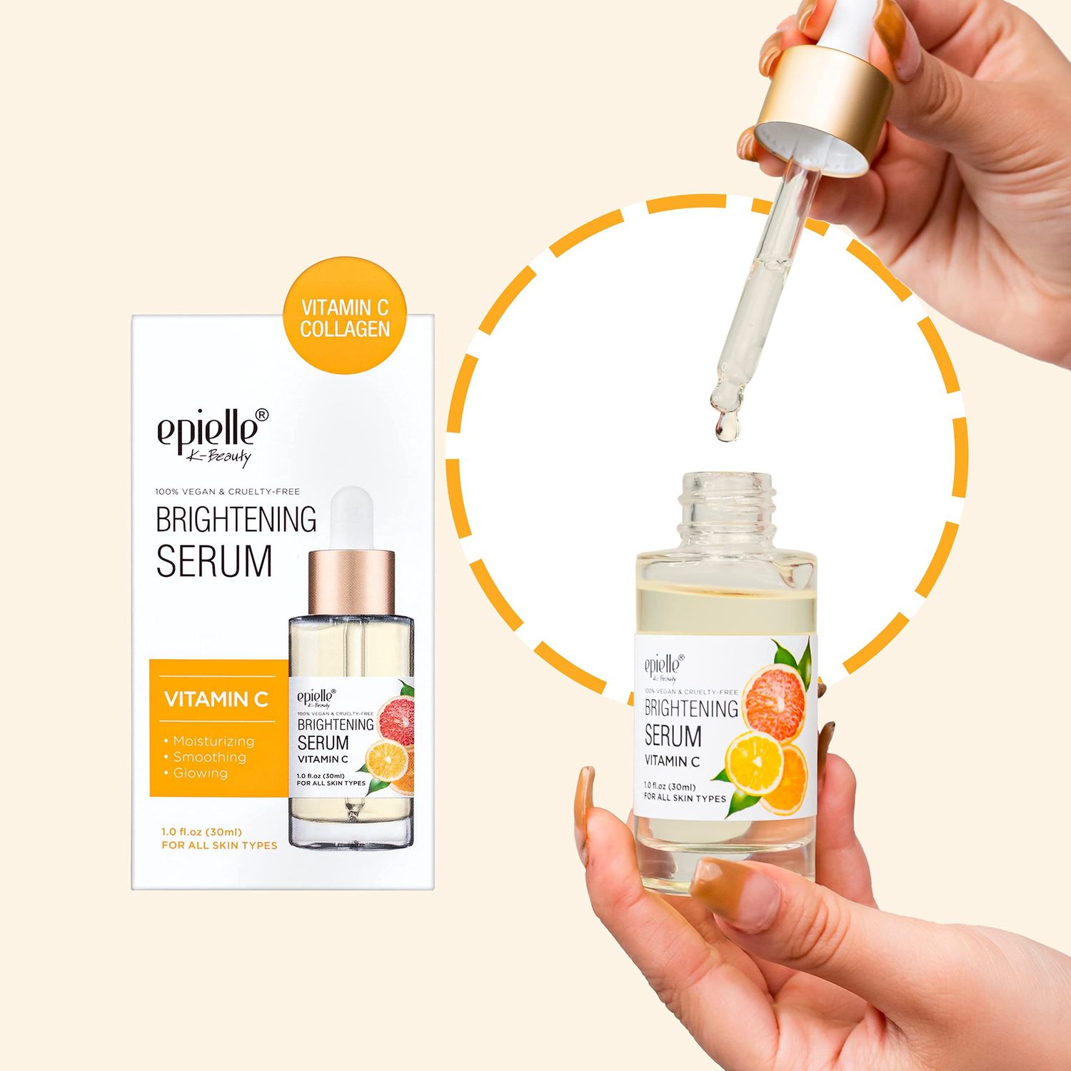 EPIELLE BRIGHTENING VITAMIN C SERUM 1OZ