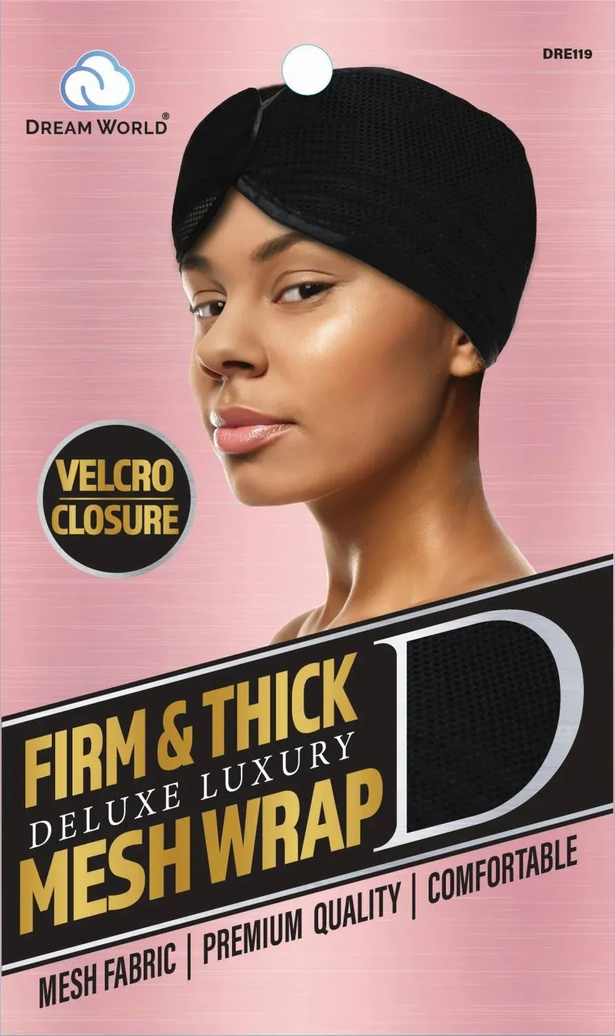 DREAM MESH WRAP FIRM &amp; THICK BLACK