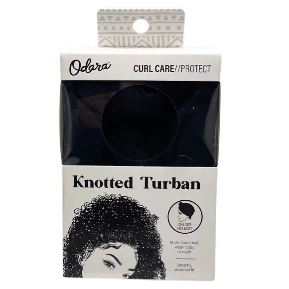 AM955 ODARA CURL CARE KNOTTED TURBAN
