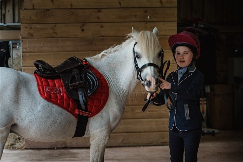 Red Basic Air Pony Pad
