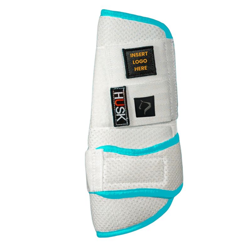 Turquoise Bound White Bespoke Irenita Total Air Sport Boots