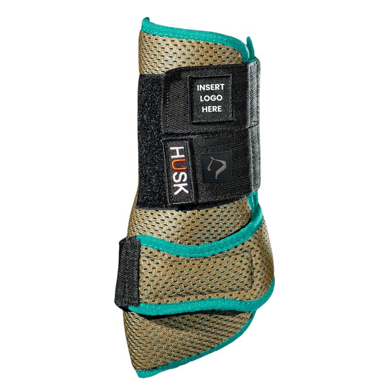 Teal Bound Gold Bespoke Irenita Total Air Sport Boots
