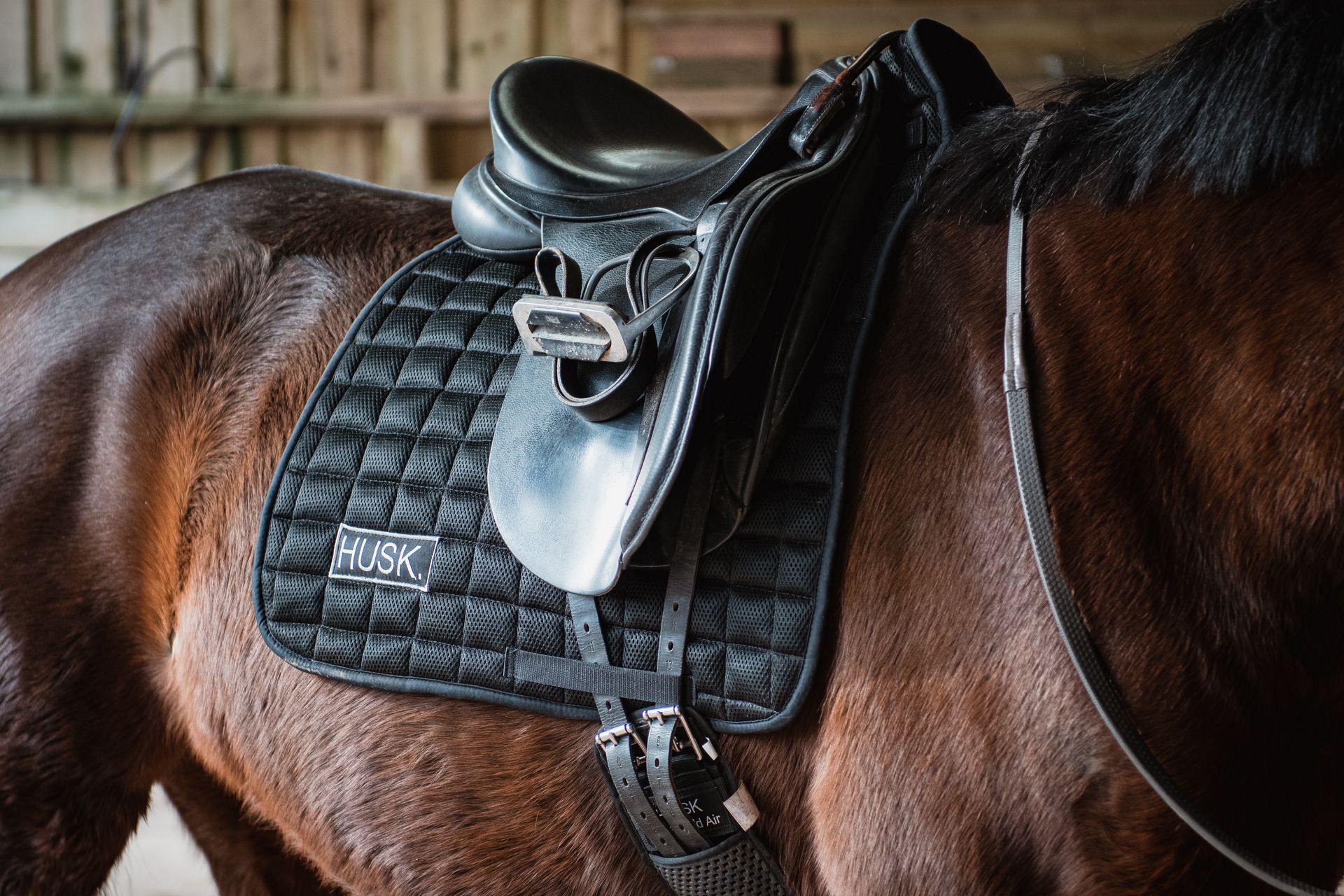 Black Basic Air Dressage Pad
