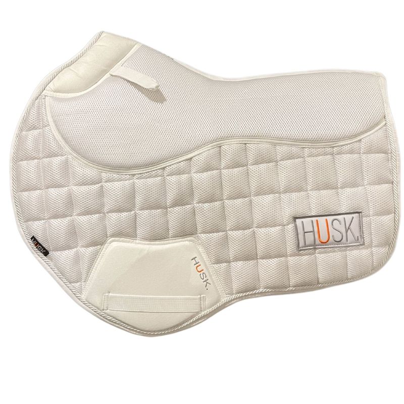 White Pro Comfort Air Saddle Pad