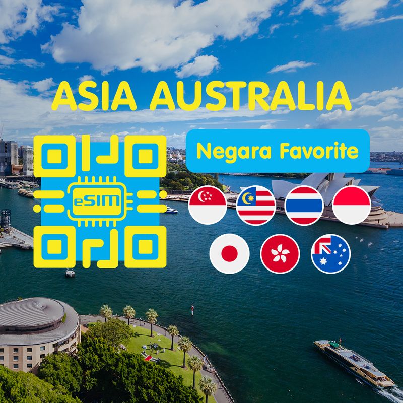 eSIM Asia Australia - Java eSIM Powered by JavaMifi