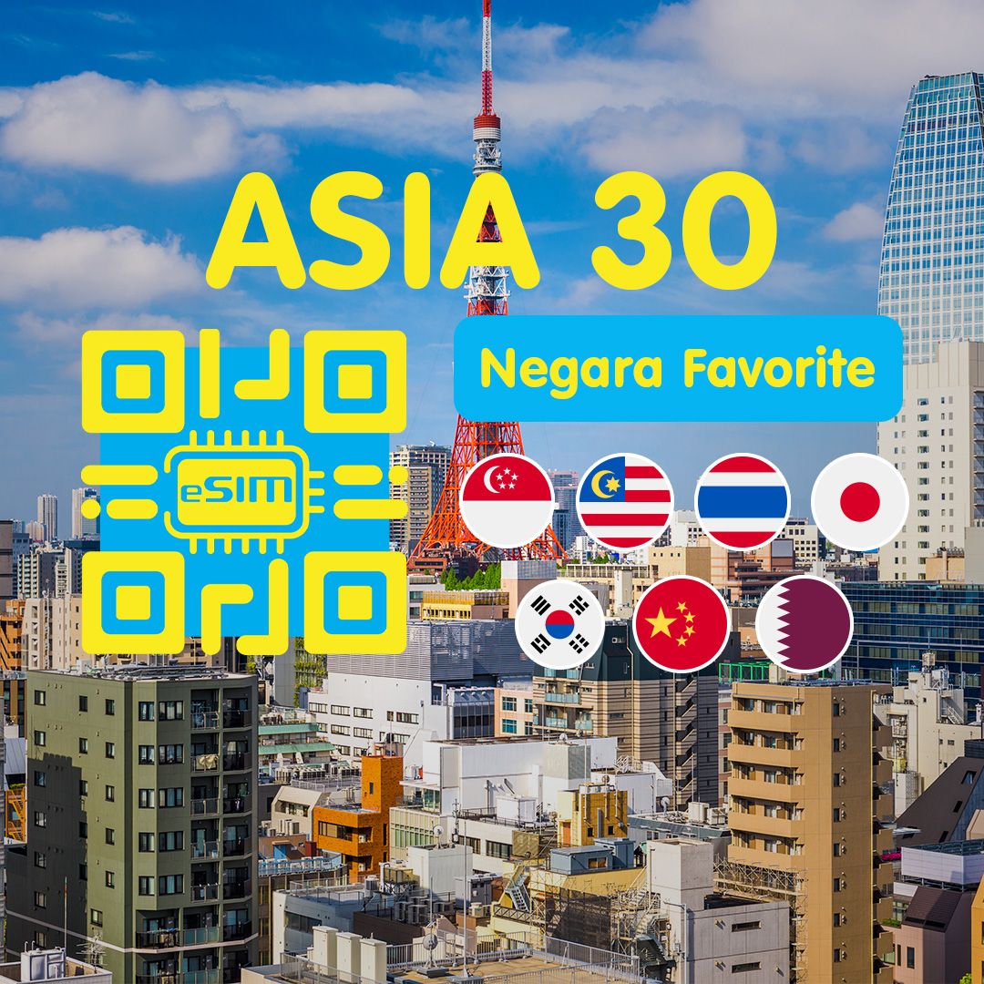 Asia 30 Countries Unlimited eSIM