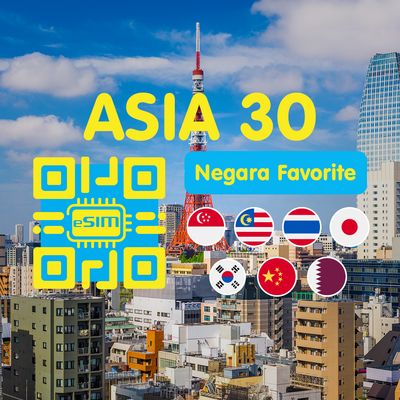 unlimited asia 30 esim