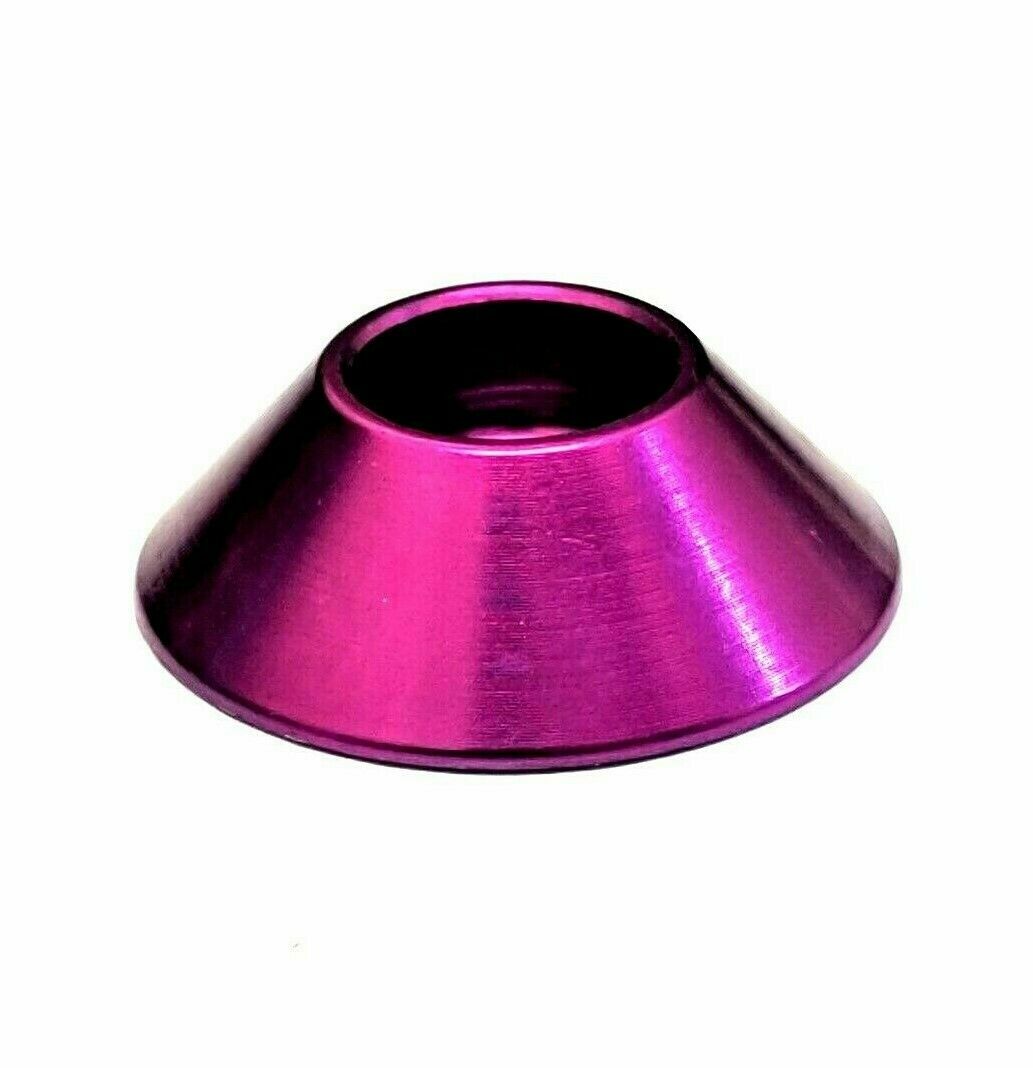 M5 x 22mm Load Spreading Cone Washers Anodised Aluminium 5 Colours 