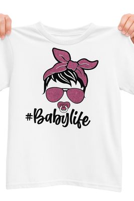 Chandail #BabyLife, fille