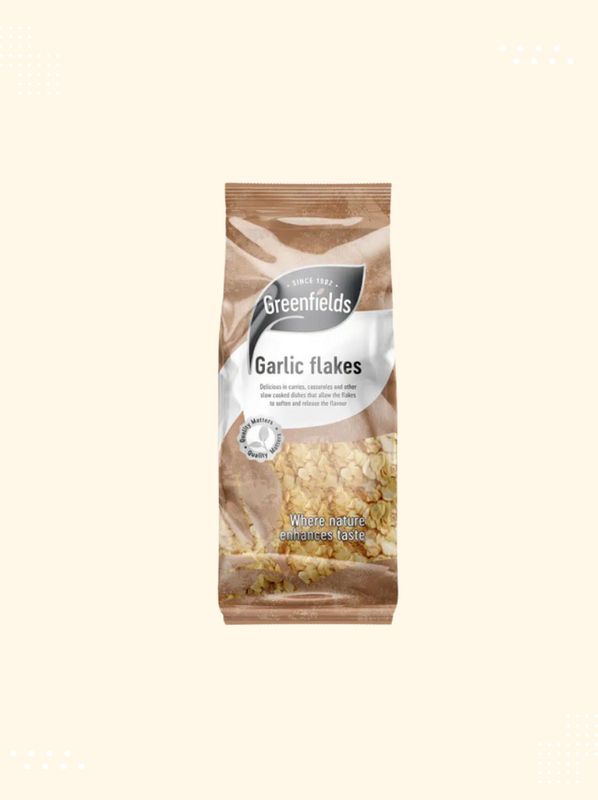Greenfields Garlic Flake spice available at ModernBazaar UK online grocery store