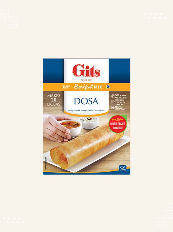 Buy Gits Dosa Mix online in the UK at Modern Bazaar – Authentic Indian flavour, ready to cook.